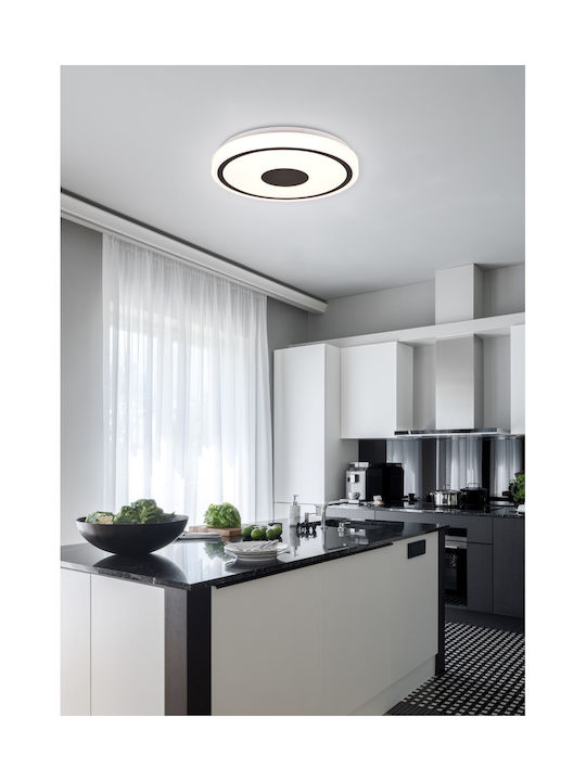 Trio Lighting Deckenleuchte 33cm Schwarz mit Integrierter LED