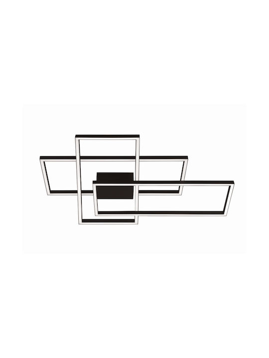 Zambelis Lights Ceiling Mount Light 90cm Black with Integrated LED