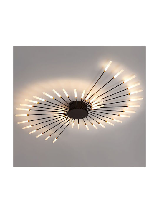 ARlight CCC 710-42 Plafonieră de Tavan 128buc Neagră cu LED Integrat