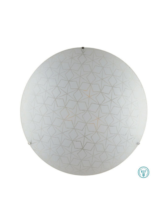 Fan Europe Esagram-PL50 Ceiling Mount Light 50cm White with Socket E27
