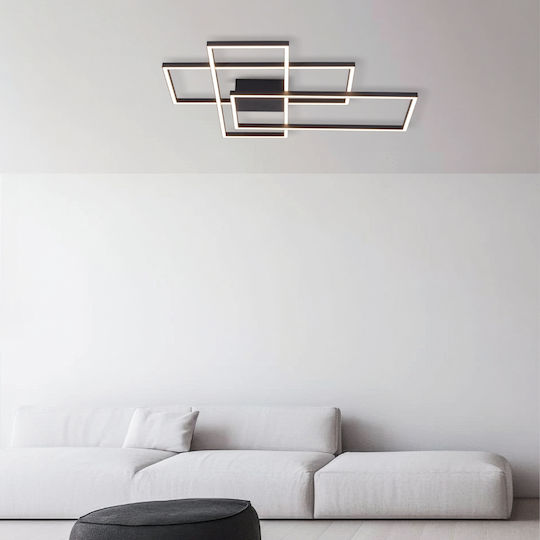 Zambelis Lights Таванно осветление 90бр Черен с Вграден LED