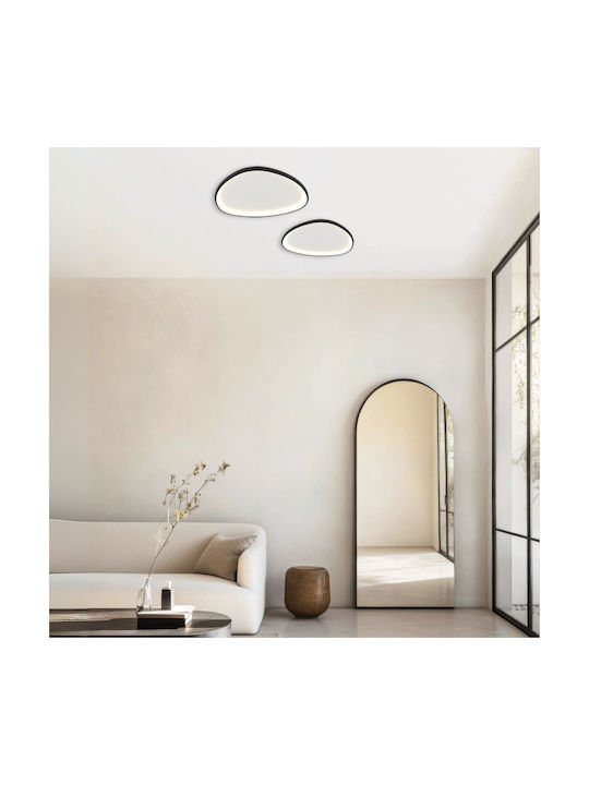 Zambelis Lights Ceiling Mount Light 60cm Black with Integrated LED