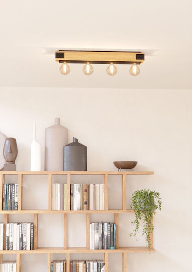 Eglo Layham Deckenleuchte 76cm Beige mit Fassung E27