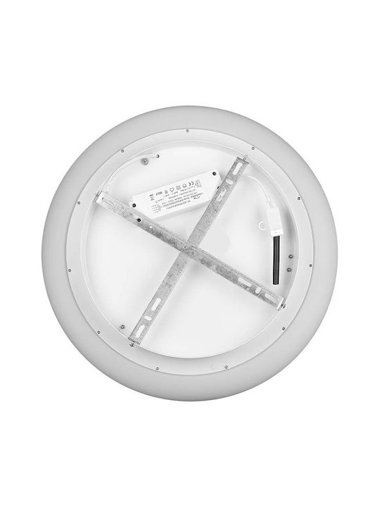 V-TAC Ceiling Mount Light 30cm White with Integrated LED and Remote Control