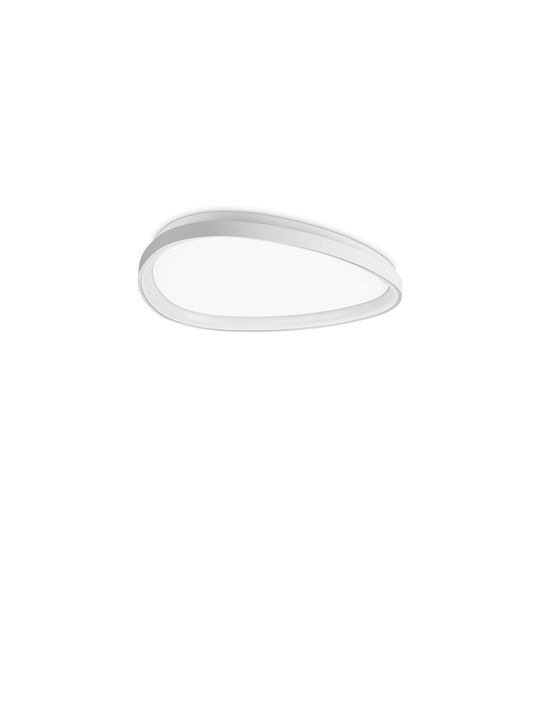 Ideal Lux Ceiling Mount Light 61cm Black with Integrated LED