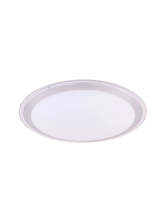 Globo Lighting Таванно осветление 53бр Бяла с Вграден LED и Дистанционно Управление