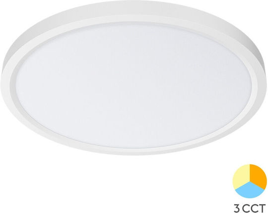 Braytron Jade Plafonieră de Tavan Albă cu LED Integrat
