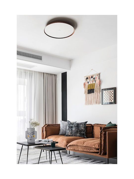 VK Lighting Deckenleuchte 51cm Beige mit Integrierter LED
