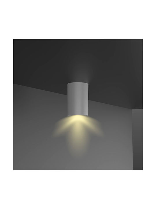 Inlight Таванно осветление 80бр Сив с Вграден LED