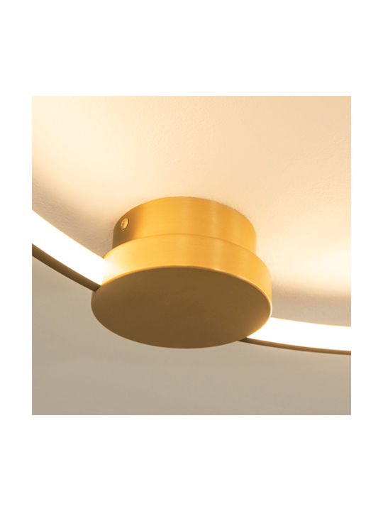 Zambelis Lights Ceiling Mount Light 64cm Yellow with Integrated LED