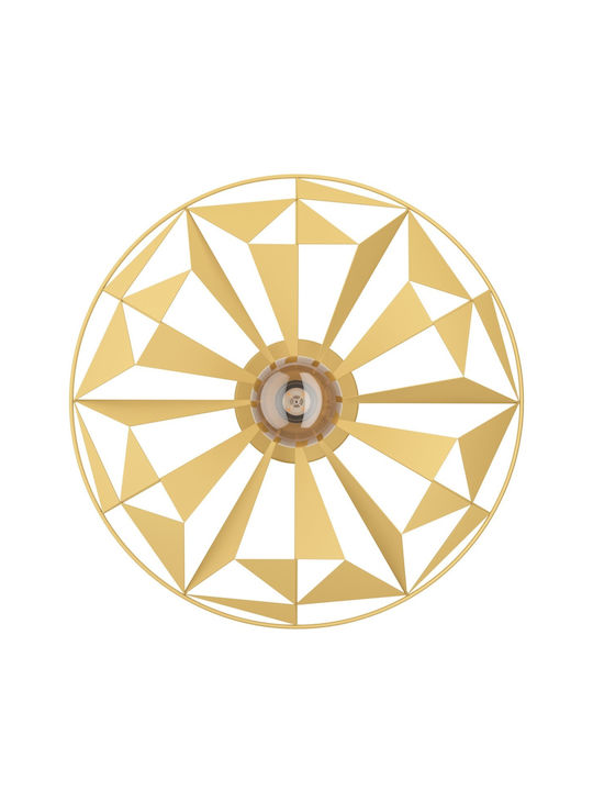 Eglo Castanuelo Ceiling Mount Light 42.5cm Gold with Socket E27