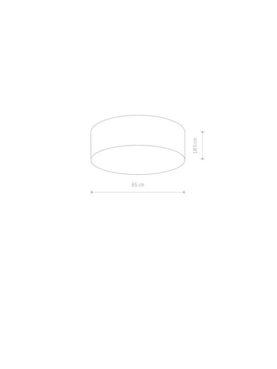 Nowodvorski Cameron Ceiling Mount Light White with Socket E27