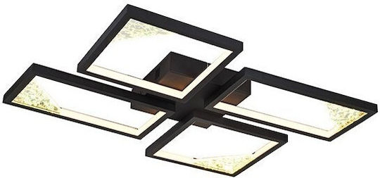 Eurolamp Таванно осветление 58бр Черен с Вграден LED