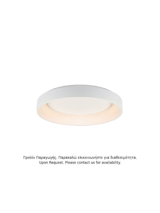 Aca Apollo Ceiling Mount Light 78cm White with Integrated LED