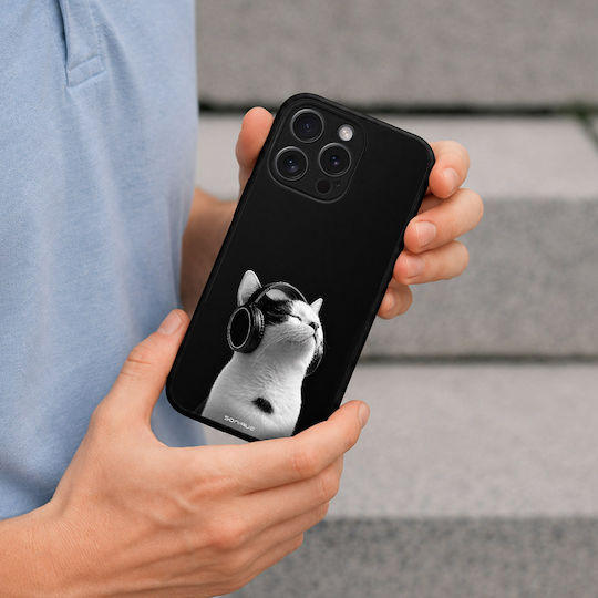 Husă Sonique Men's Edition Huawei Pura 80 Ultra Audio Kitten Albă