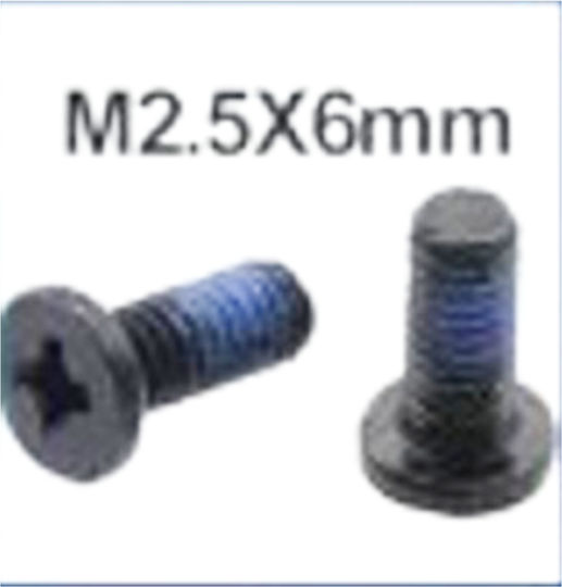 Screws Set Laptop Lenovo Ideapad G580 2189 2689 59366134 59375617 G585 2181 59360533 G480 2184 2688 218422u G485 80c3 90201872 90200476 Bottom Case Screws 2.5mm X 6mm 10pcs Code 1-bolt016
