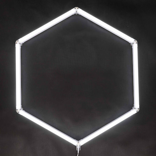 Einparts Παραλληλόγραμμο LED Panel με Ψυχρό Λευκό Φως 6500K 241x95εκ.