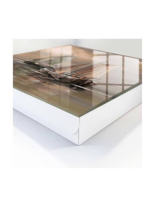 Tulup Металик Стенна Ключалка 50 Места 30x30x5см