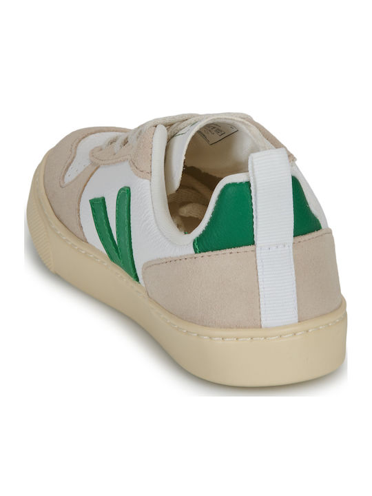 V-10 Adidasi copii Albe