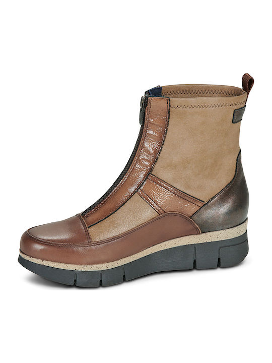 India Women's Ankle Boots Beige