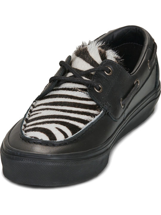 Γυναικεία Boat Shoes σε Μαύρο Χρώμα