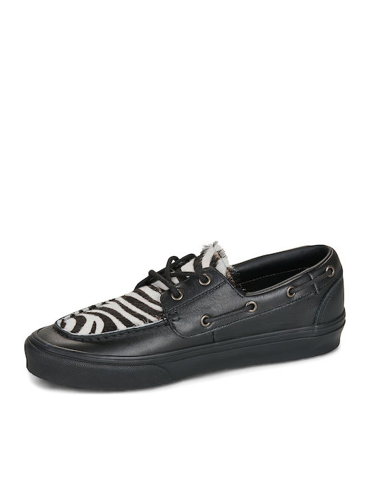 Γυναικεία Boat Shoes σε Μαύρο Χρώμα