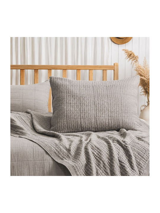 Şaheser Set Paturi & Cuverturi Pat Superdublu Vizon 240x260cm 3 Bucăți