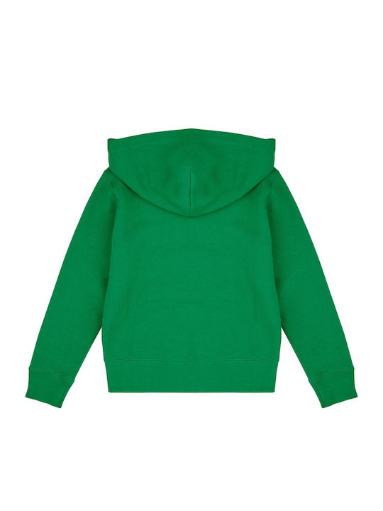 Παιδικό Φούτερ με Κουκούλα Πράσινο