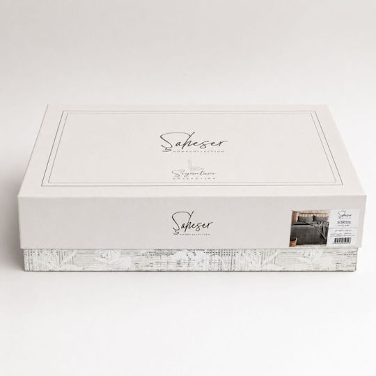 Şaheser Schaheser Tagesdecken Übergröße Ecru 240x260cm 3 Stück