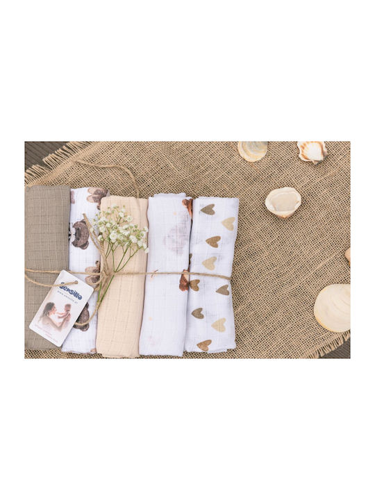 Sensillo Aleze Pentru Bebeluşi Multicolore 70x80cm 5 Bucăţi