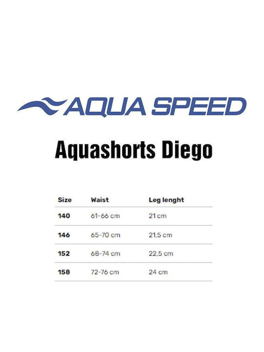 Aquaspeed Детски Бански Плувни Шорти Синьо/Тюркоаз