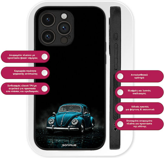 Калъф Sonique Men's Edition Motorla Motorla Razr 50 Ultra Син Скарабей