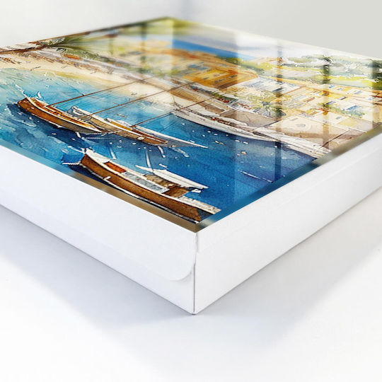 Tulup Металик Стенна Ключалка 50 Места 30x30x5см