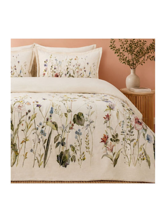 Şaheser Set Huse Pentru Pilote 200x220cm Dublă Cu 4 Fețe De Pernă & 1 Cearșaf Verde