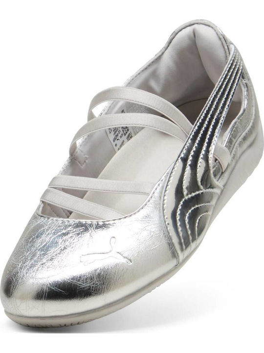 Speedcat Damen Ballerinas in Silber Farbe