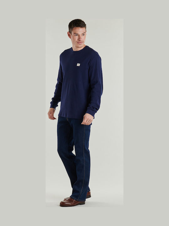 Western Men's Jeans Pants Blue