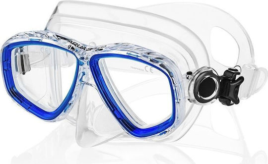 Aquaspeed Optic Pro 11 Водолазна Маска Силиконова Бяла