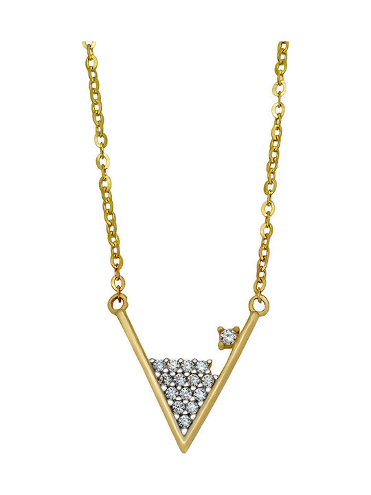 Savvas Design Halskette aus 9K Gold