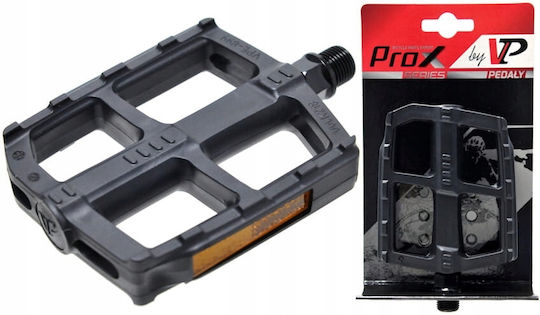 Pro-X Fahrradpedale Plattform Schwarz