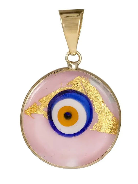 Charm Eye from Gold 9 K Pink