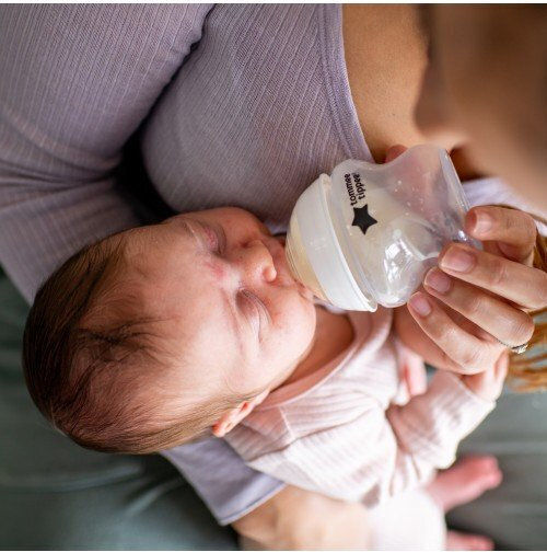 Tommee Tippee Tetine din silicon cu flux normal 2 buc