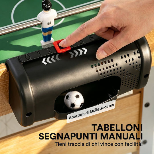 Sportnow Επιτραπέζιο Ποδοσφαιράκι Ξύλινο