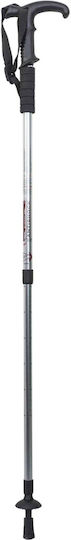 Baston telescopic metalic reglabil între 67 135 cm suport pentru drumeții
