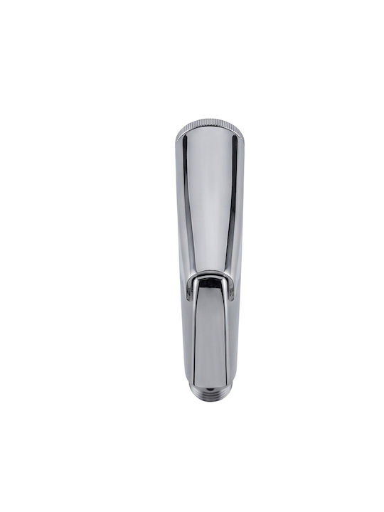 Avizar Handheld Shower Head Hochdruck Druckknopf Steuerung Silber