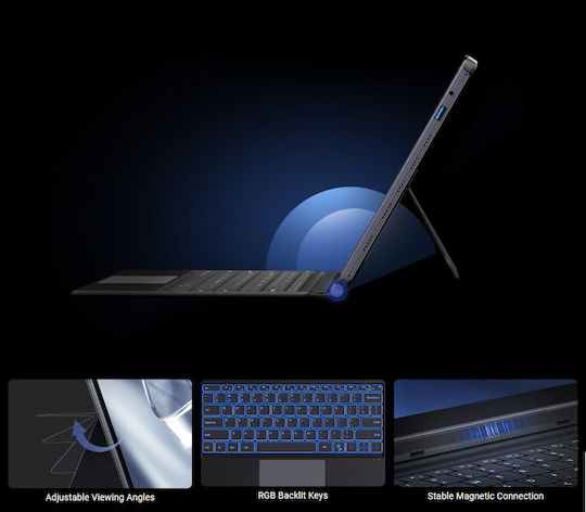 Chuwi Hi10 Max 12.96 Zoll Tablet (12GB/512GB/Tastatur/Hülle/Windows 11 Pro) Graue
