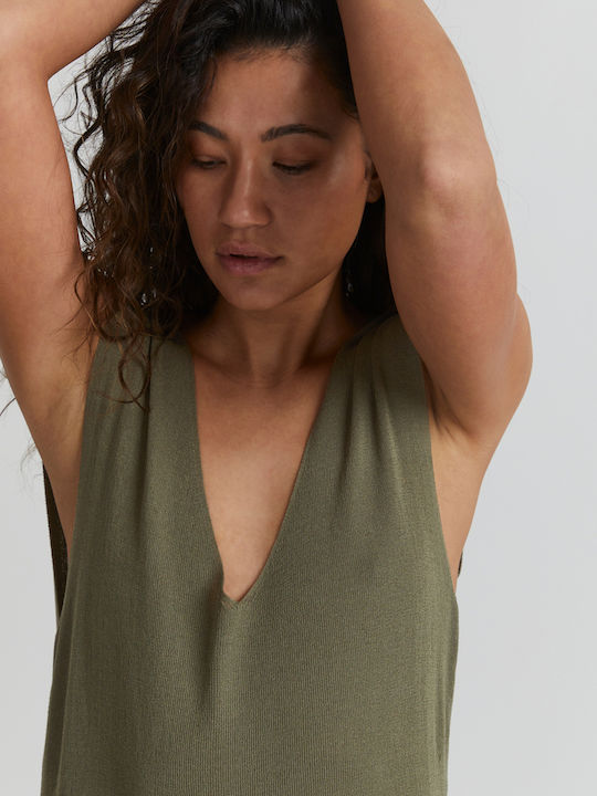 Summer Shirt Dress Khaki