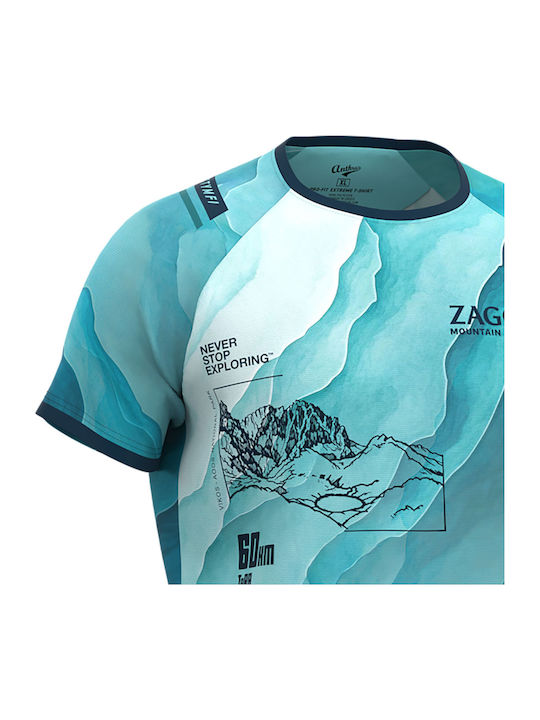 Damen T-Shirt Türkis