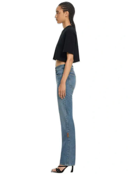 Women's Crop T-shirt Black and White
