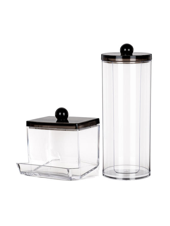 Vilde Vilde Acryl Transparente Badezimmerbox für Baumwolle