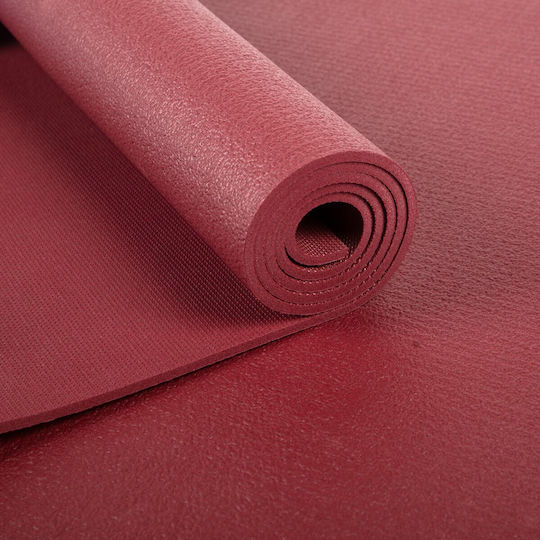 Bodhi Στρώμα Γυμναστικής Yoga Κόκκινο (180x65cm)